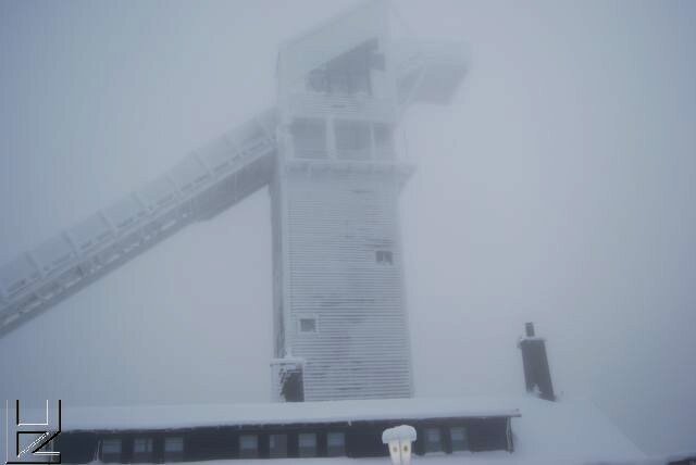 Fotos Harz : Wurmberg 12/08 Schnee-Impressionen im Nebel 8894